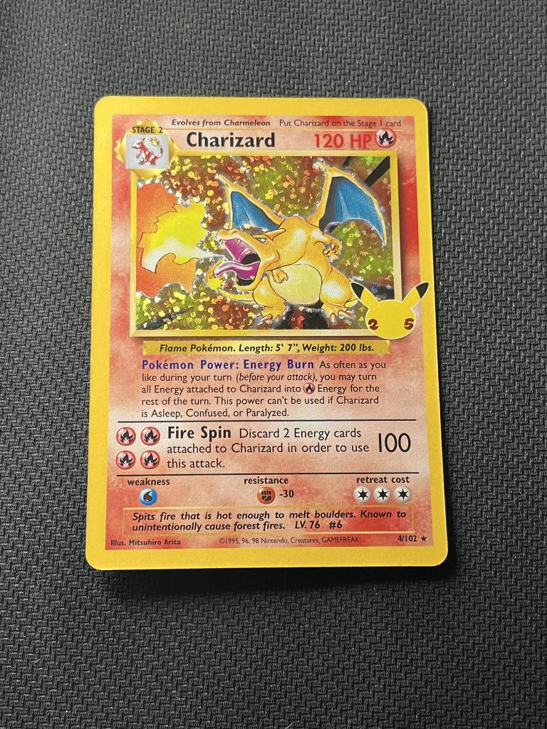 Charizard (CEL BS 4), Ophalen of Verzenden, Nieuw, Losse kaart, Foil