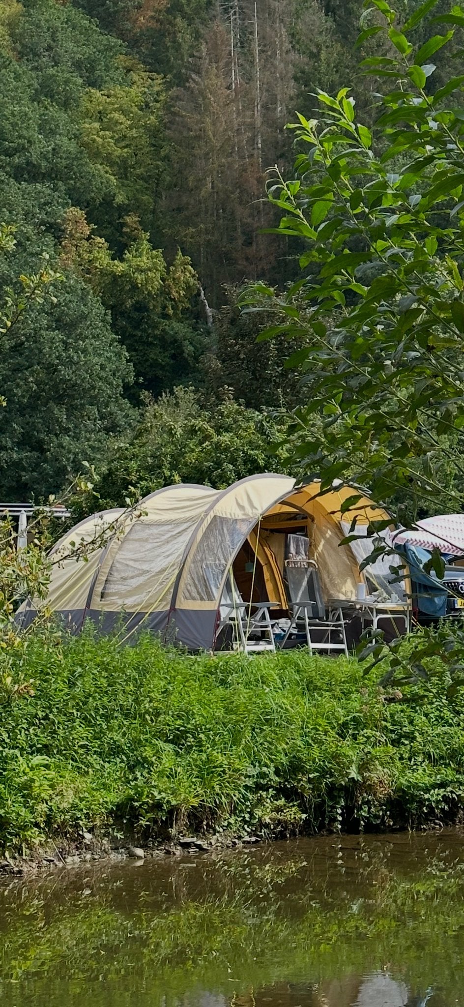 Tunneltent voor 4 personen - Eurotrail Alabama Ali BTC, Ophalen, Gebruikt, Tot en met 4