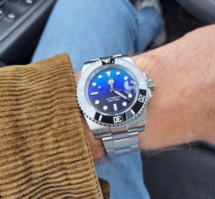 San Martin horloge, Sieraden, Tassen en Uiterlijk, Horloges | Heren, Ophalen of Verzenden, Gebruikt, Staal, Overige merken