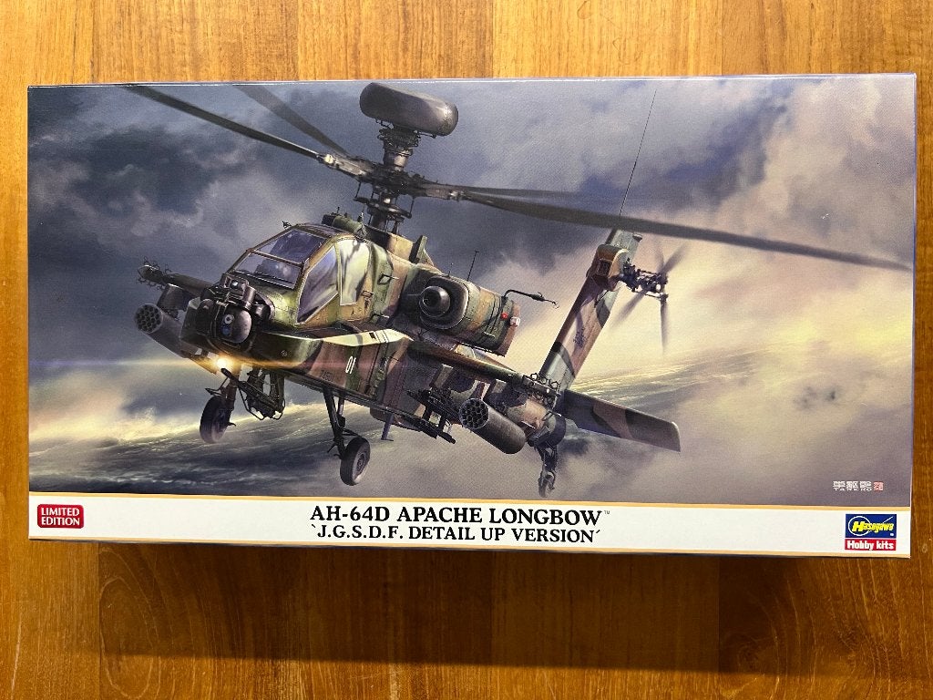 Hasegawa AH-64D Apache 1:48 bouwpakket – 07515, Helikopter, Nieuw, Ophalen of Verzenden, Hasegawa