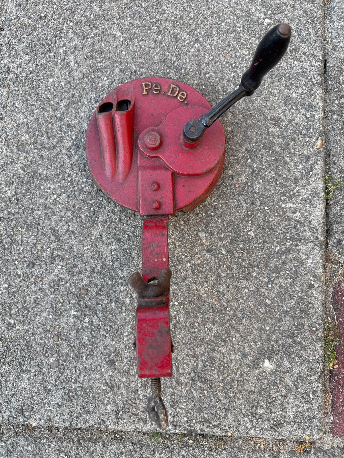 Vintage Pe.De. PeDe Snijbonen Snijmachine / Snijmolen, Ophalen of Verzenden