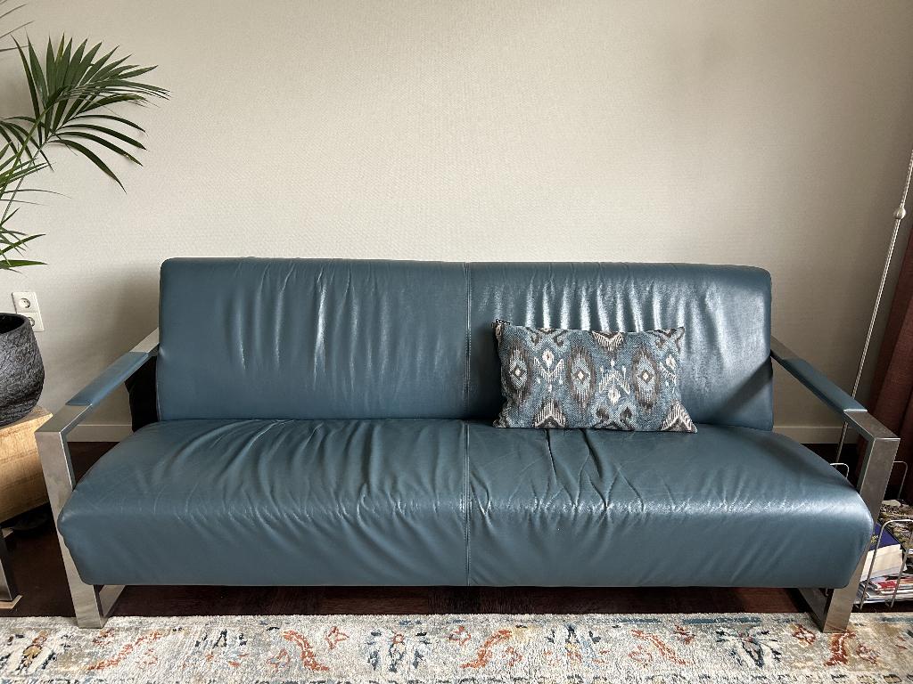 Montel 3 zits bank met gratis Montel kussen, Ophalen, Gebruikt, 150 tot 200 cm, Driepersoons