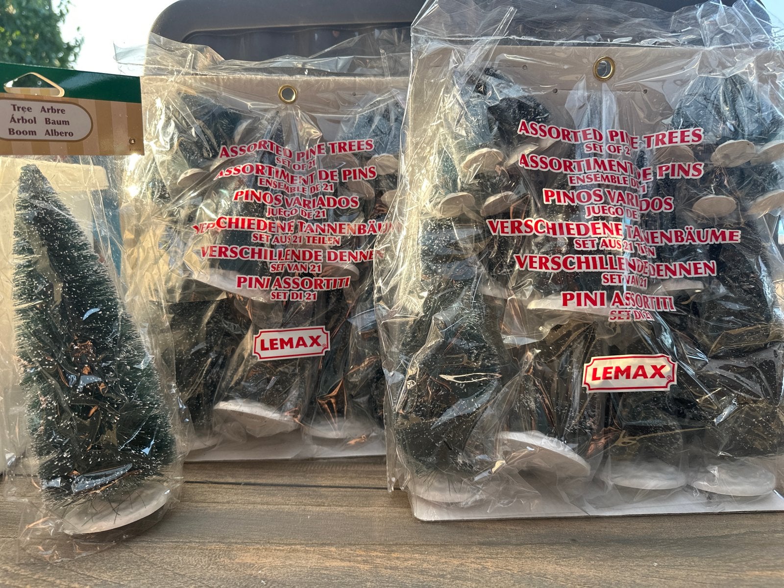 Lemax set kunstboompjes, Diversen, Ophalen of Verzenden, Nieuw