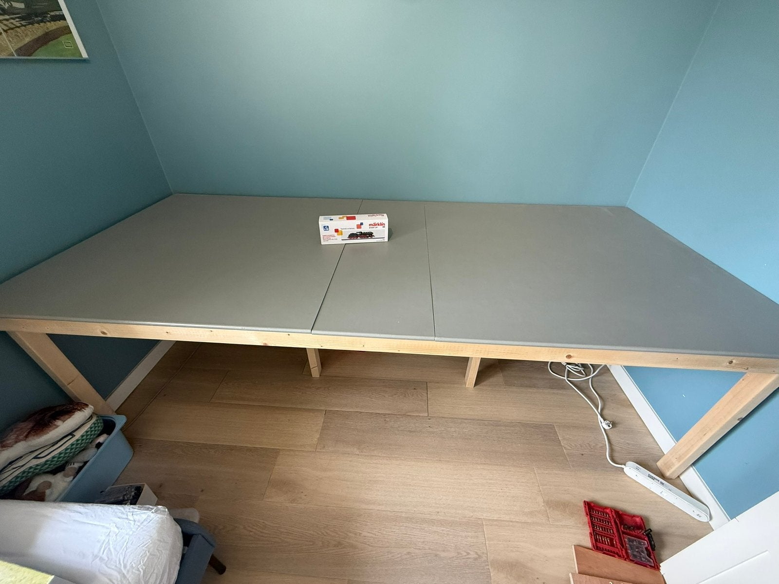 Grote trein/hobbytafel, Ophalen, Zo goed als nieuw, Gelijkstroom, Overige merken