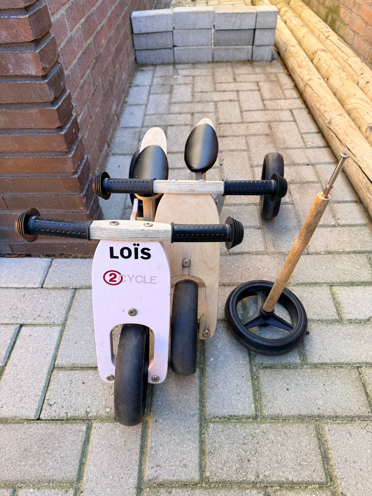 Twee Bandits & Angels Smart Bike 4-in-1 Loopfiets/Driewieler, Ophalen of Verzenden, Gebruikt, Loopfiets