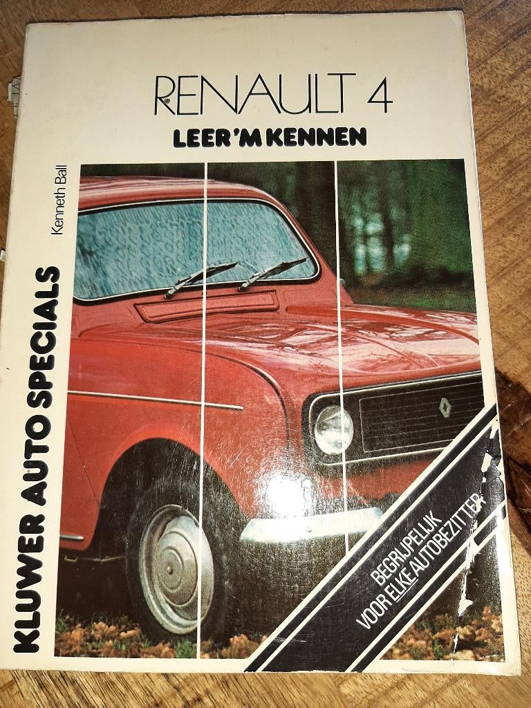 Onderhouds-boekje renault 4, Ophalen of Verzenden