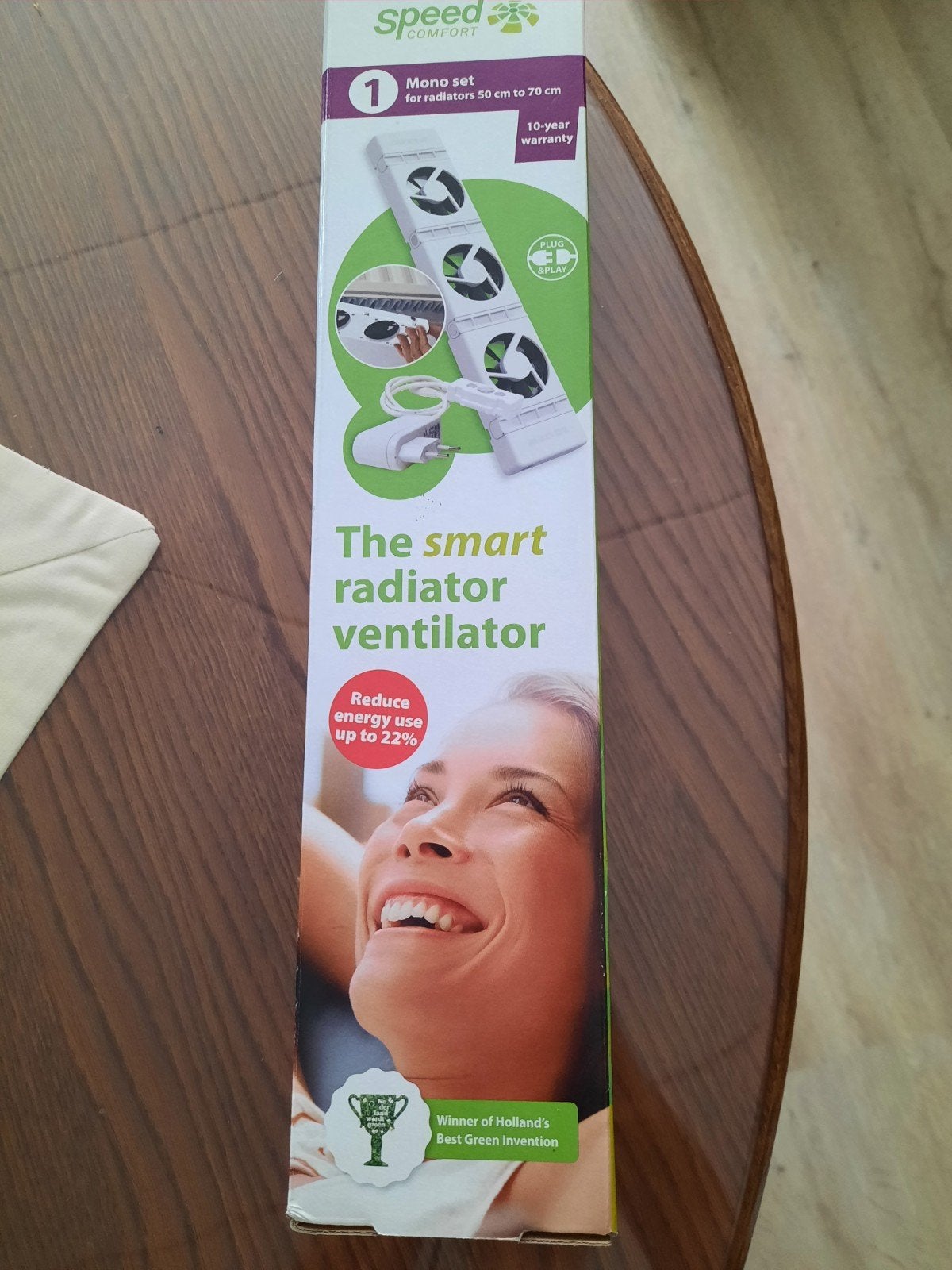 SpeedComfort slimme radiatorventilator mono set, Doe-het-zelf en Verbouw, Verwarming en Radiatoren, Minder dan 30 cm, Hoog rendement (Hr)