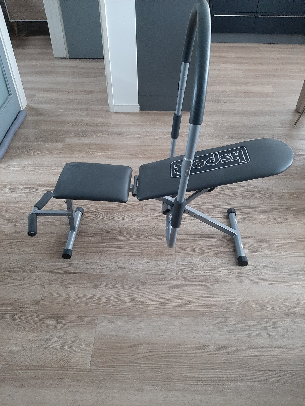 Fitnessbankje, Sport en Fitness, Fitnessmaterialen, Ophalen, Zo goed als nieuw, Fitnessbank