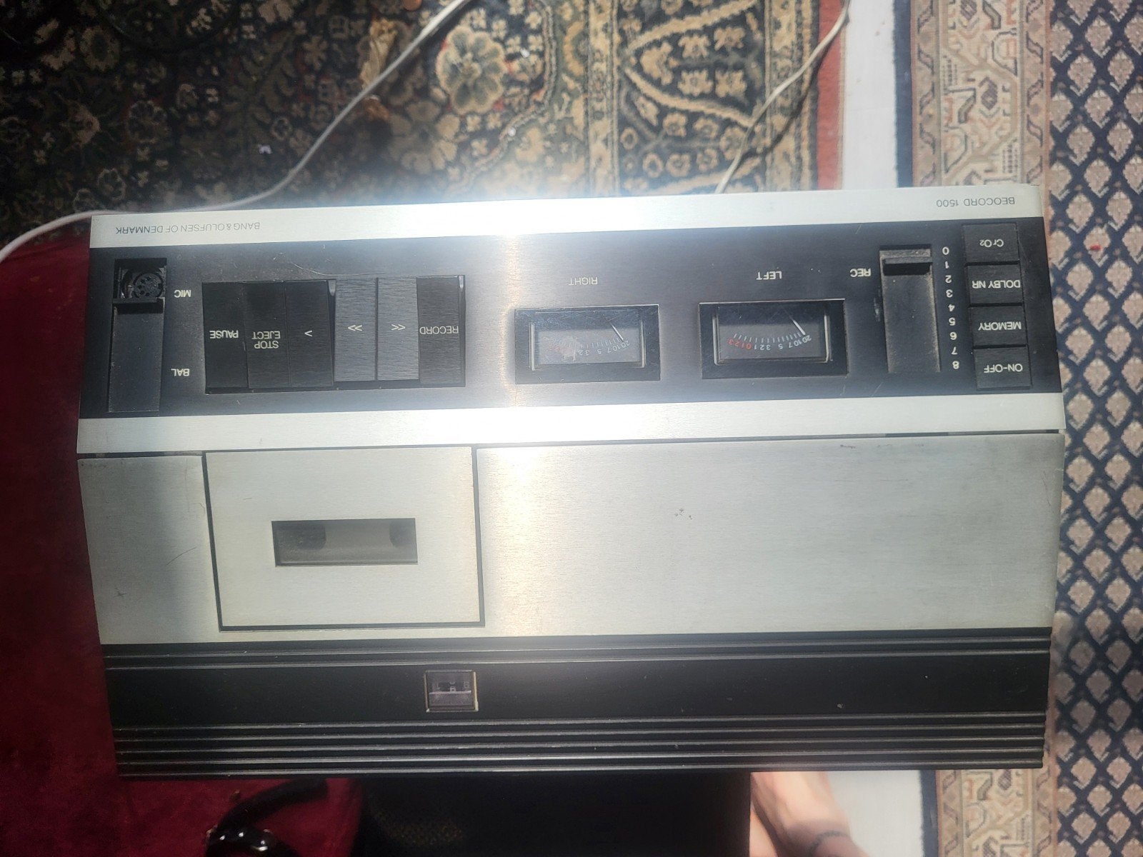 Bang & Olufsen Beocord 1500 Cassettedeck, Audio, Tv en Foto, Cassettedecks, Enkel, Overige merken, Tape counter, Ophalen of Verzenden