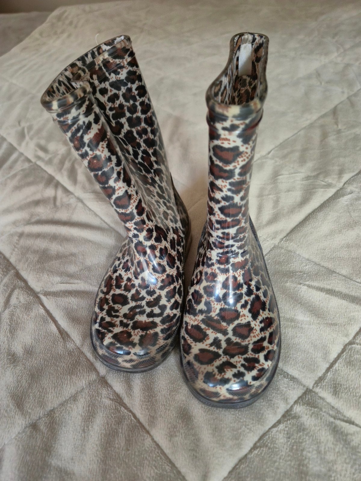 Leopard print regenlaarzen maat 29, Gebruikt, Jongen of Meisje, Ophalen of Verzenden, Laarzen