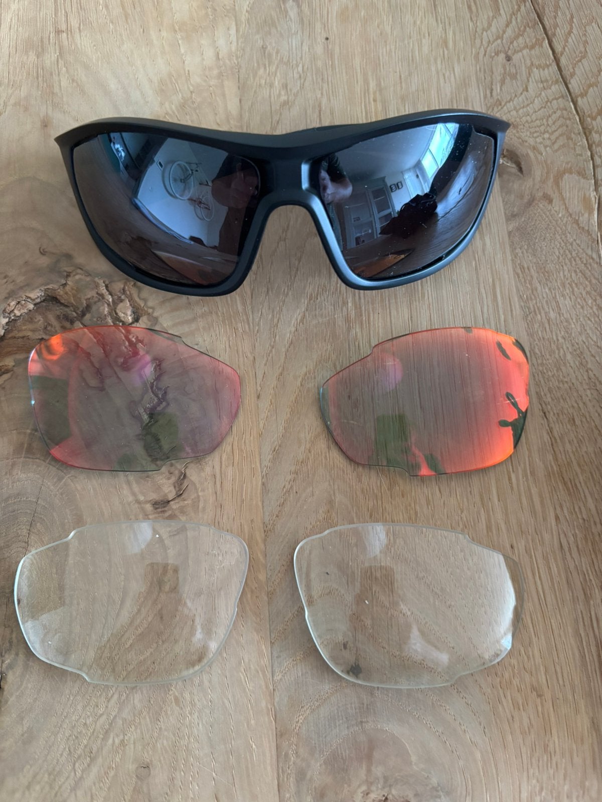 Rockrider Zonnenbril, Fietsen en Brommers, Ophalen of Verzenden, Zo goed als nieuw, Overige maten, Bovenkleding