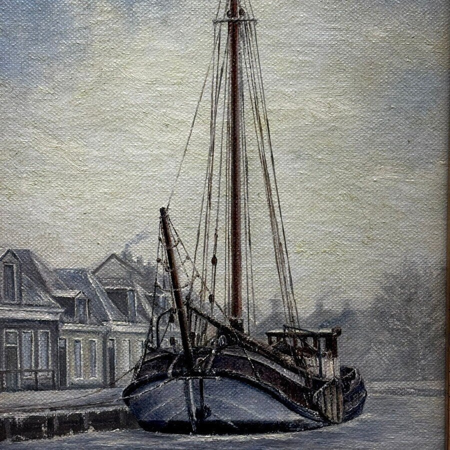 Uilke Bleeker (1935-2015) - drie schilderijen, Antiek en Kunst, Maritiem / water, Nederlandse school, Doek, Ophalen of Verzenden