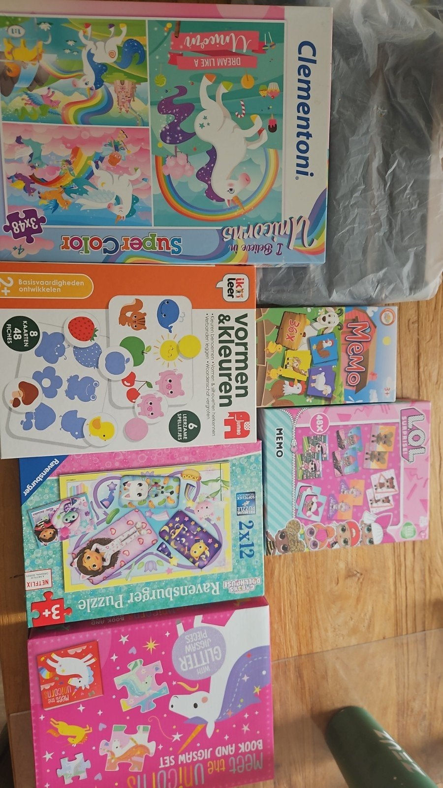 Voor alle spellen en puzzels 5 euro, Ophalen of Verzenden, Meer dan 50 stukjes, Zo goed als nieuw