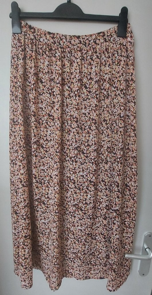 MSCH Maxi Rok met Bloemenprint, maat S, Kleding | Dames, Rokken, Meerkleurig, MSCH, Ophalen of Verzenden, Zo goed als nieuw