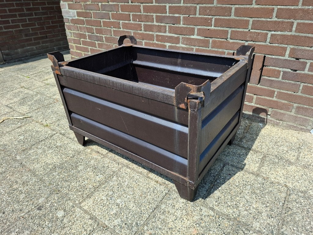 Industrieele stalen bak, Ophalen, Gebruikt, 100 cm of meer, 60 cm of meer