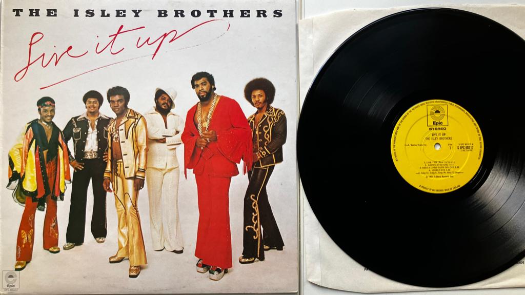 IBR1 Isley Brothers Live it Up UK74 €10 (Soul), Cd's en Dvd's, Vinyl | R&B en Soul, Ophalen of Verzenden, 12 inch, 1970 - 1979