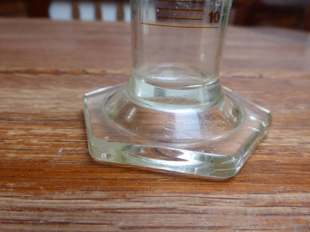Vintage glazen maatcilinder, Simex, Antiek en Kunst, Antiek | Glas en Kristal, Ophalen of Verzenden