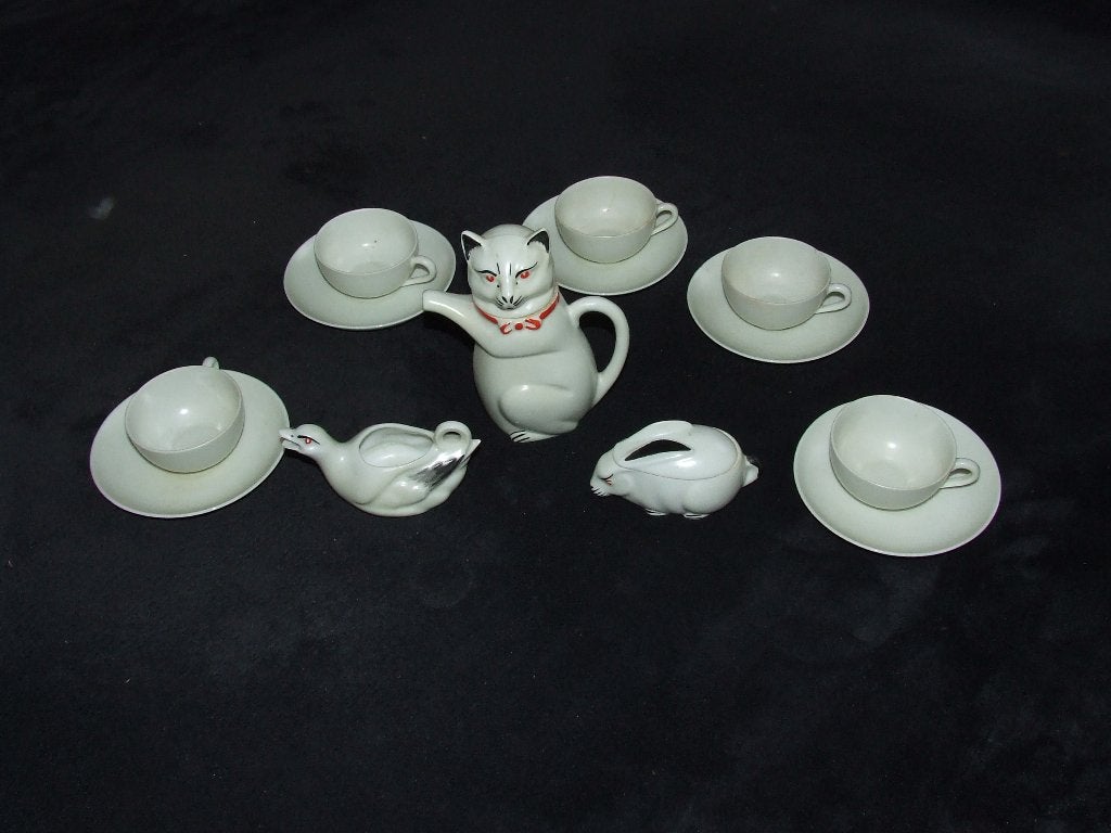 Zeldzaam Mosa kinderservies, Antiek en Kunst, Ophalen of Verzenden