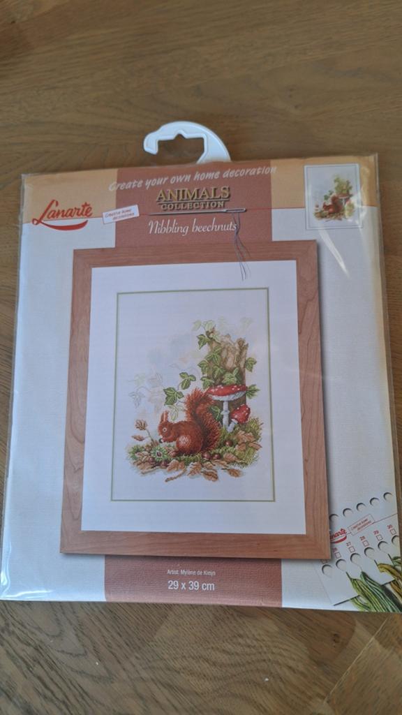 Borduurpakket merk Lanarte., Hobby en Vrije tijd, Ophalen of Verzenden, Borduurpakket