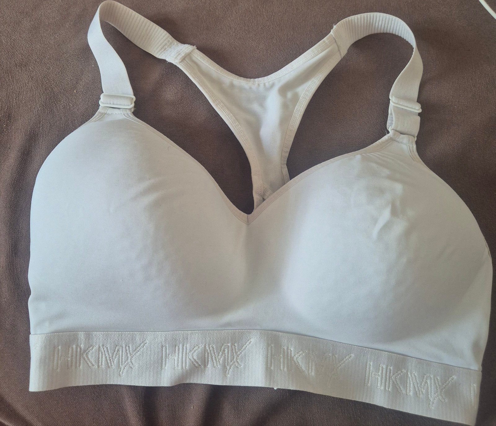 HKM Sportbeha - Wit - Maat 80E, Ophalen, Wit, Maat 42/44 (L), Fitness of Aerobics