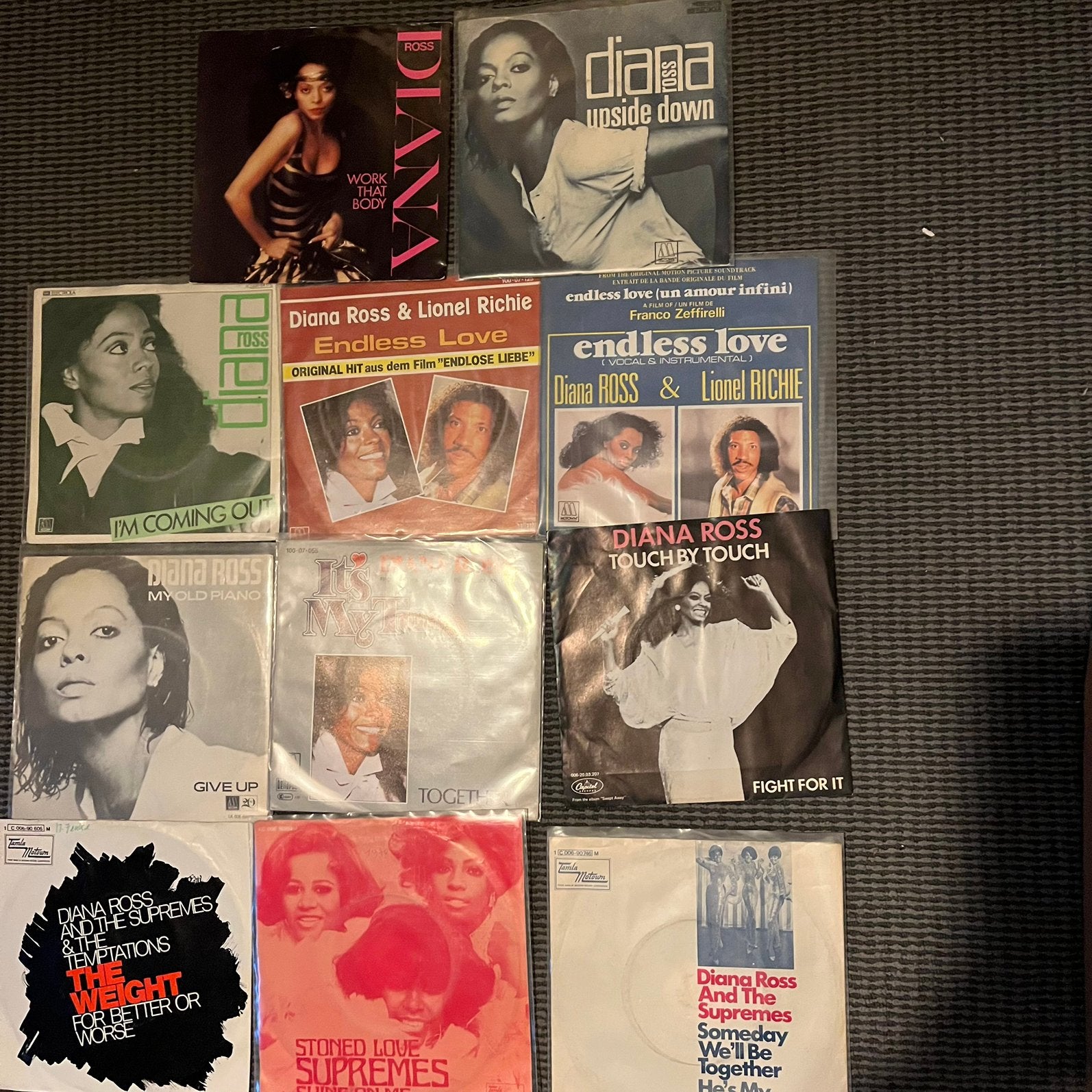 Diana Ross-singles verzameling, Verzenden, Zo goed als nieuw, Pop