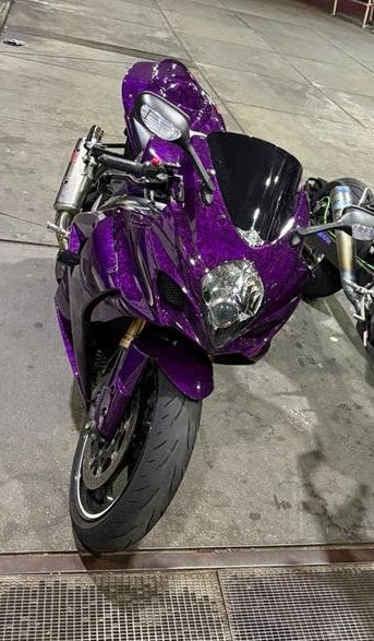 Suzuki GSX-R 1000 K8 - Gespoten Forged Carbon Paars, Sportuitlaat, 4 cilinders, Motorrijbewijs A, Gebruikt