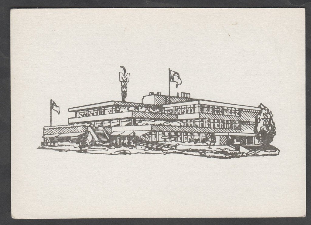 Eindhoven Motel  Van der Valk Getekend  Reclame  Info, Verzamelen, Verzenden, 1980 tot heden, Ongelopen, Noord-Brabant