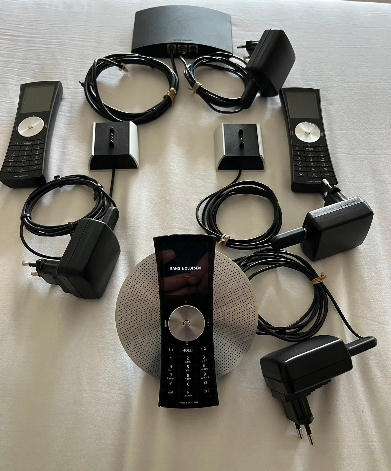 BeoLine 2 en BeoCom 5, Telecommunicatie, Vaste telefoons | Handsets en Draadloos, Ophalen of Verzenden, Gebruikt, 3 handsets, Stralingsarm