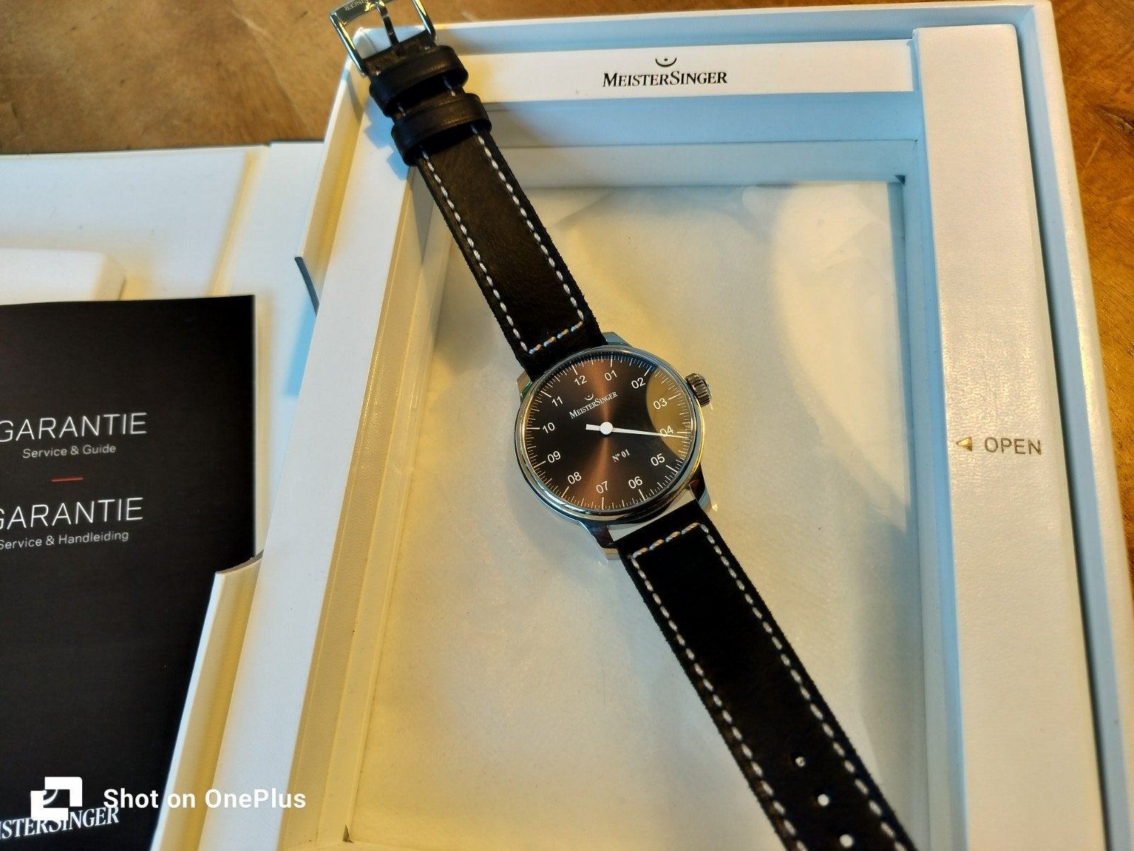 Schitterend Meistersinger No 01 Horloge - Ongedragen!, Ophalen of Verzenden, Zo goed als nieuw, Overige merken