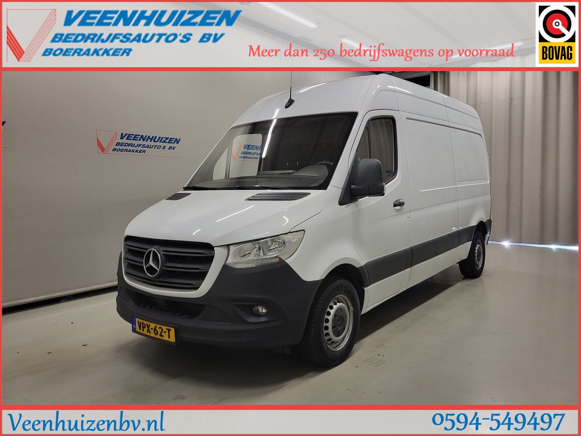 Mercedes-Benz Sprinter 314CDI L2/H2 3500kg Trekgewicht Euro, Start-stop-systeem, Gebruikt, Euro 6, Wit