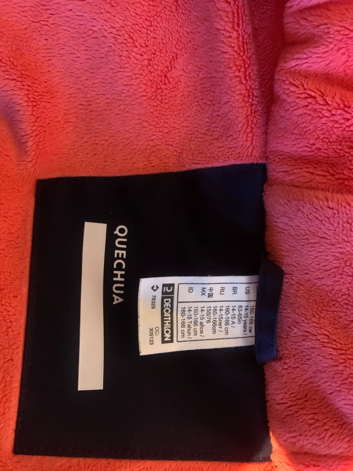 Quechua Decathlon winterjas - Maat 160-166 cm (14-15 jaar), Ophalen of Verzenden, Gedragen, Maat 36 (S), Blauw