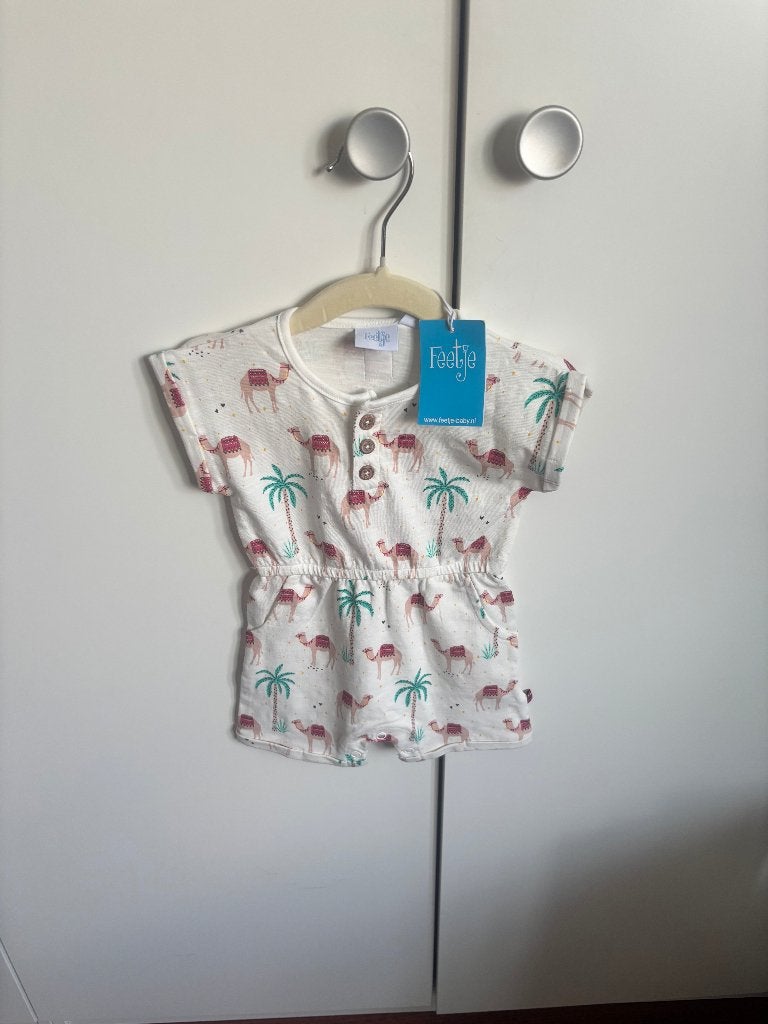 Playsuit alpaca van Feetje maat 56 en 62 (advr 244), Kinderen en Baby's, Babykleding | Maat 56, Meisje, Nieuw, Ophalen of Verzenden