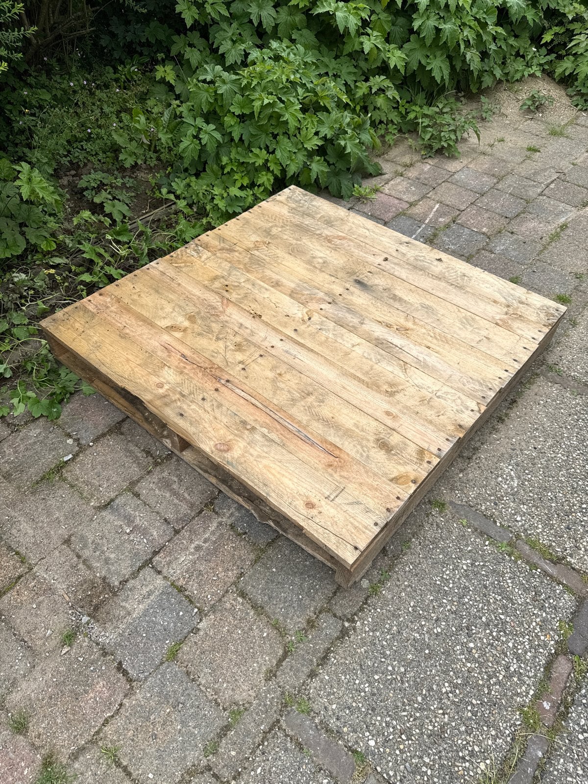 Dichte pallet 120x120, Ophalen, 50 mm of meer, Minder dan 200 cm, Vuren