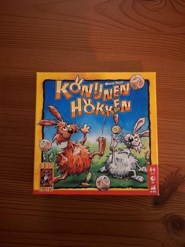 999games konijnen hokken, Vijf spelers of meer, Ophalen of Verzenden, Zo goed als nieuw, 999 Games