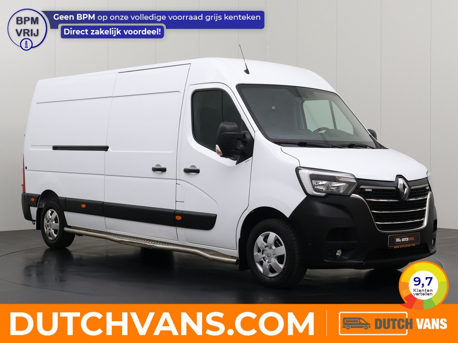 Renault Master 2.3DCi L3H2 | Leder | Navigatie | Camera | Mu, Dealer onderhouden, 136 pk, Gebruikt, Renault