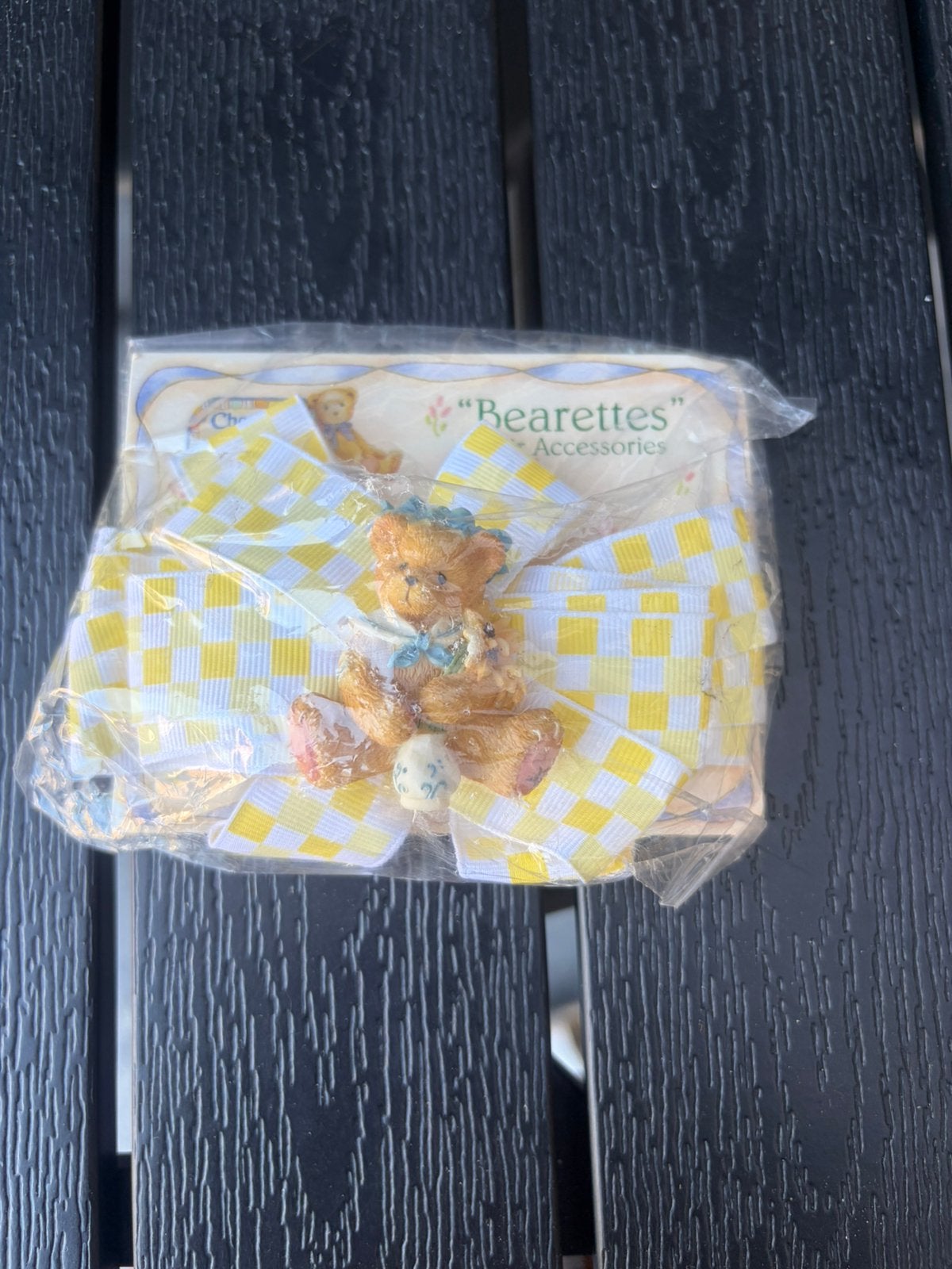 Bearette geel, Verzamelen, Ophalen of Verzenden, Nieuw, Beeldje, Cherished Teddies