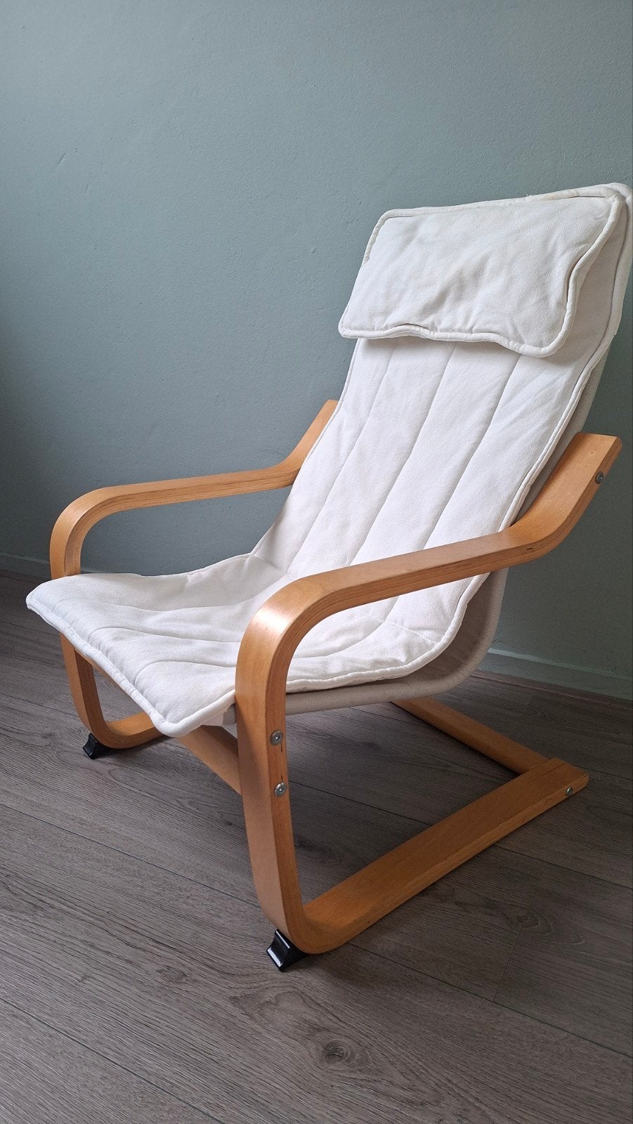 Ikea kinderfauteuil Poang wit, Kinderen en Baby's, Kinderkamer | Tafels en Stoelen, Ophalen, Gebruikt, Stoel(en)
