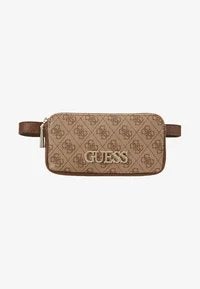 Guess Skye Double Zip Heuptas - Bruin Leer, Ophalen of Verzenden, Zo goed als nieuw, Bruin, Overige typen
