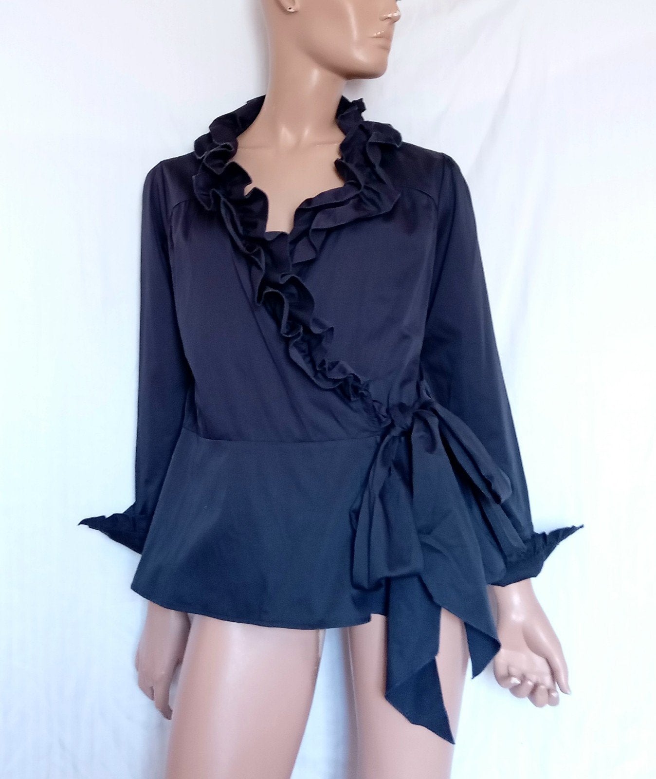 THE SHIRT COMPANY LONDON Blouse , Maat 40, Ophalen of Verzenden, Zo goed als nieuw, Maat 38/40 (M), Blauw