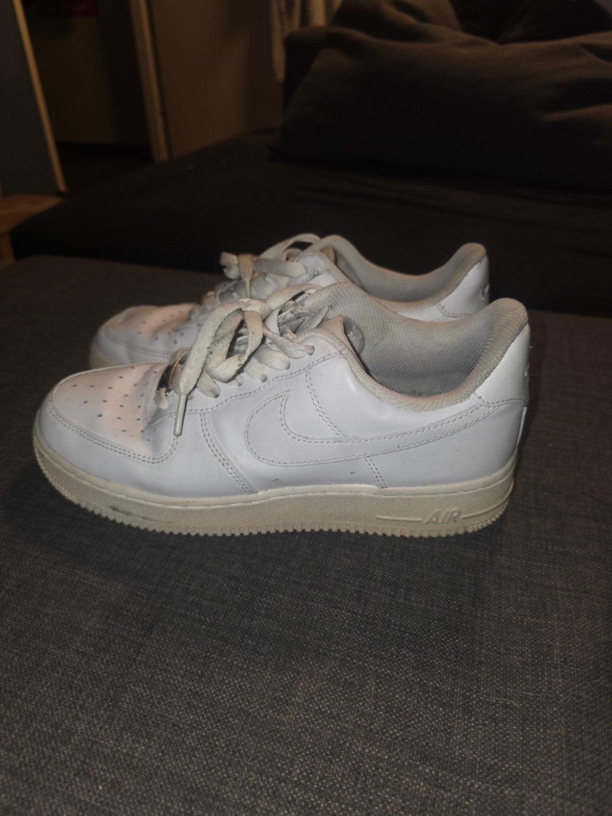 Witte Nike Air Force 1 sneakers, maat 40, Wit, Nike, Ophalen of Verzenden, Sneakers of Gympen