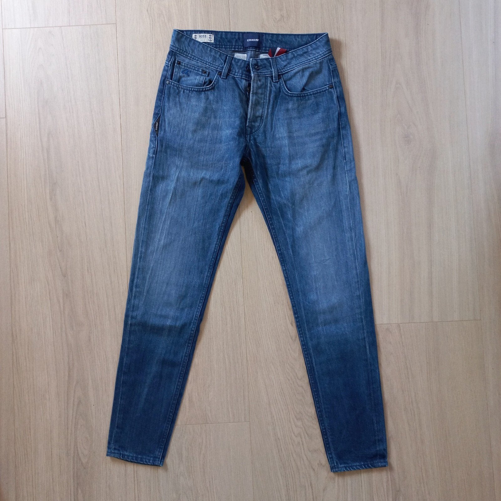 Stijlvolle Chasin' Jeans "Ross Argus" Maat 29, Chasin, Blauw, W32 (confectie 46) of kleiner, Ophalen of Verzenden