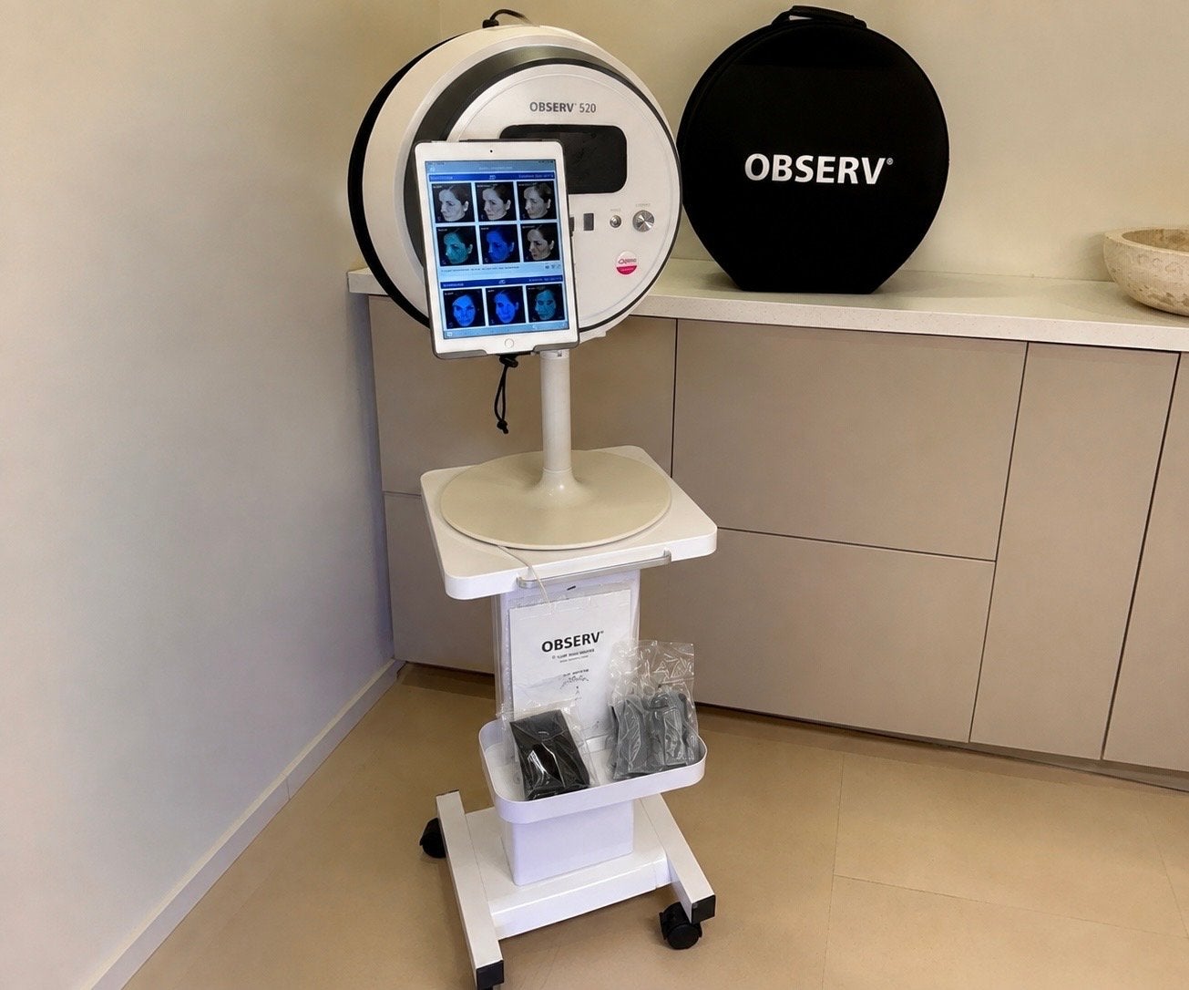 OBSERV 520 huidanalyseapparaat – complete set incl. iPad, Ophalen, Zo goed als nieuw, Audio