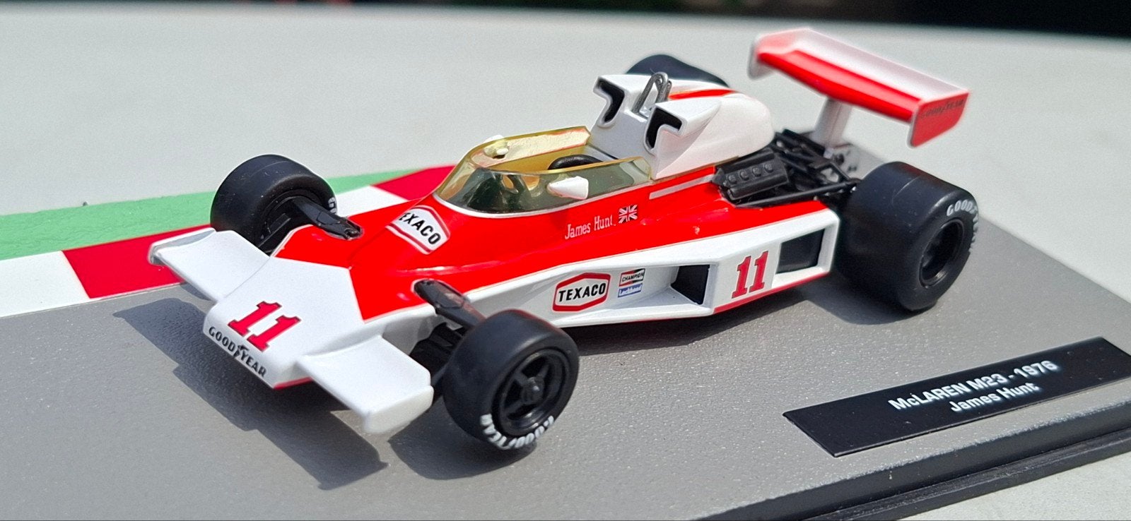 McLaren M23 - 1976 James Hunt Formule 1 modelauto, Ophalen of Verzenden
