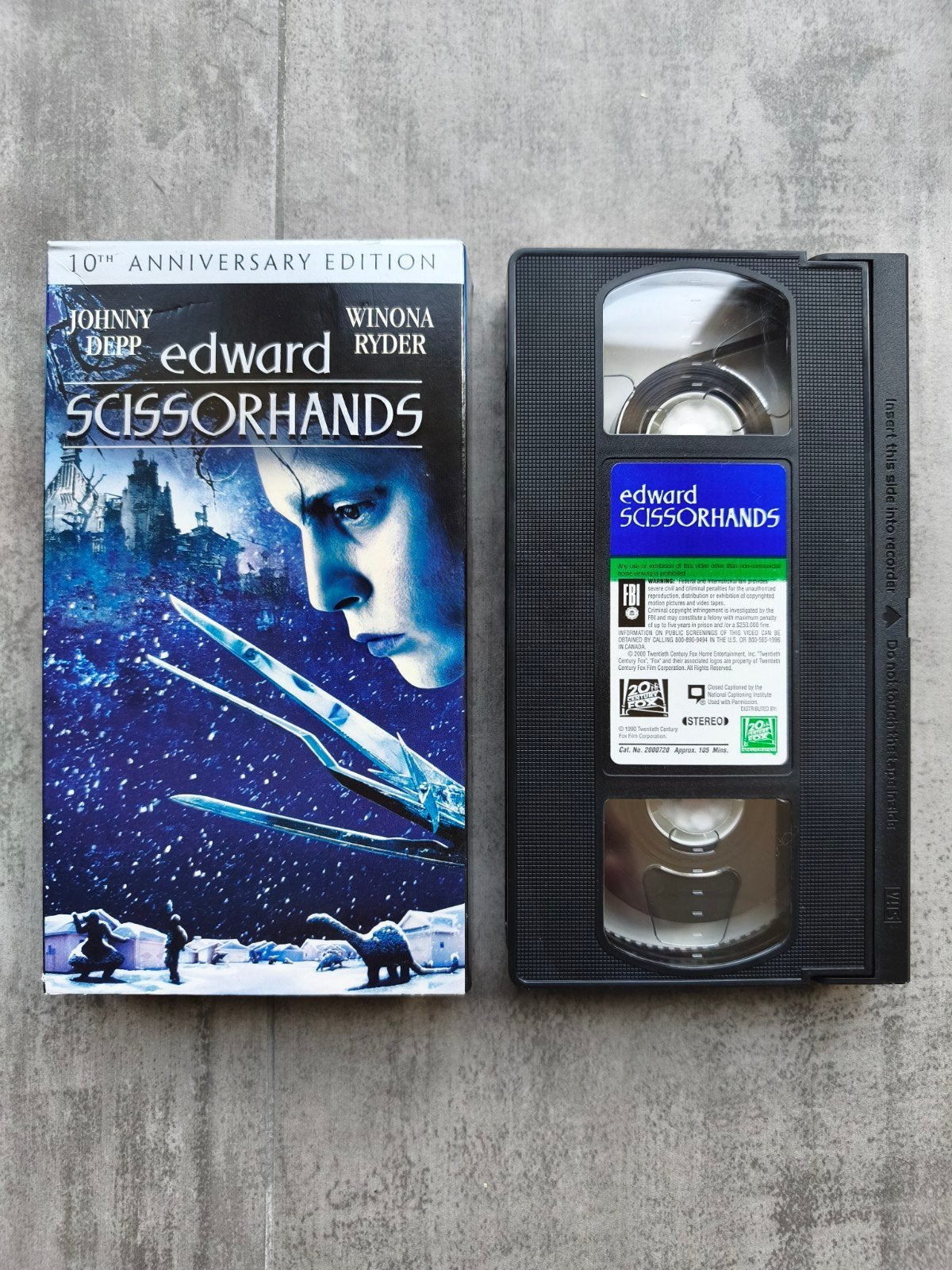 Edward scissorhands vhs, Alle leeftijden, Ophalen of Verzenden
