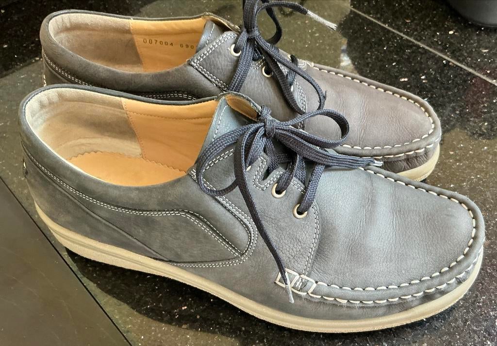 Durea Greenway Blauwe Leren Veterschoenen Maat 38, Kleding | Dames, Schoenen, Ophalen of Verzenden, Gedragen, Blauw, Schoenen met lage hakken