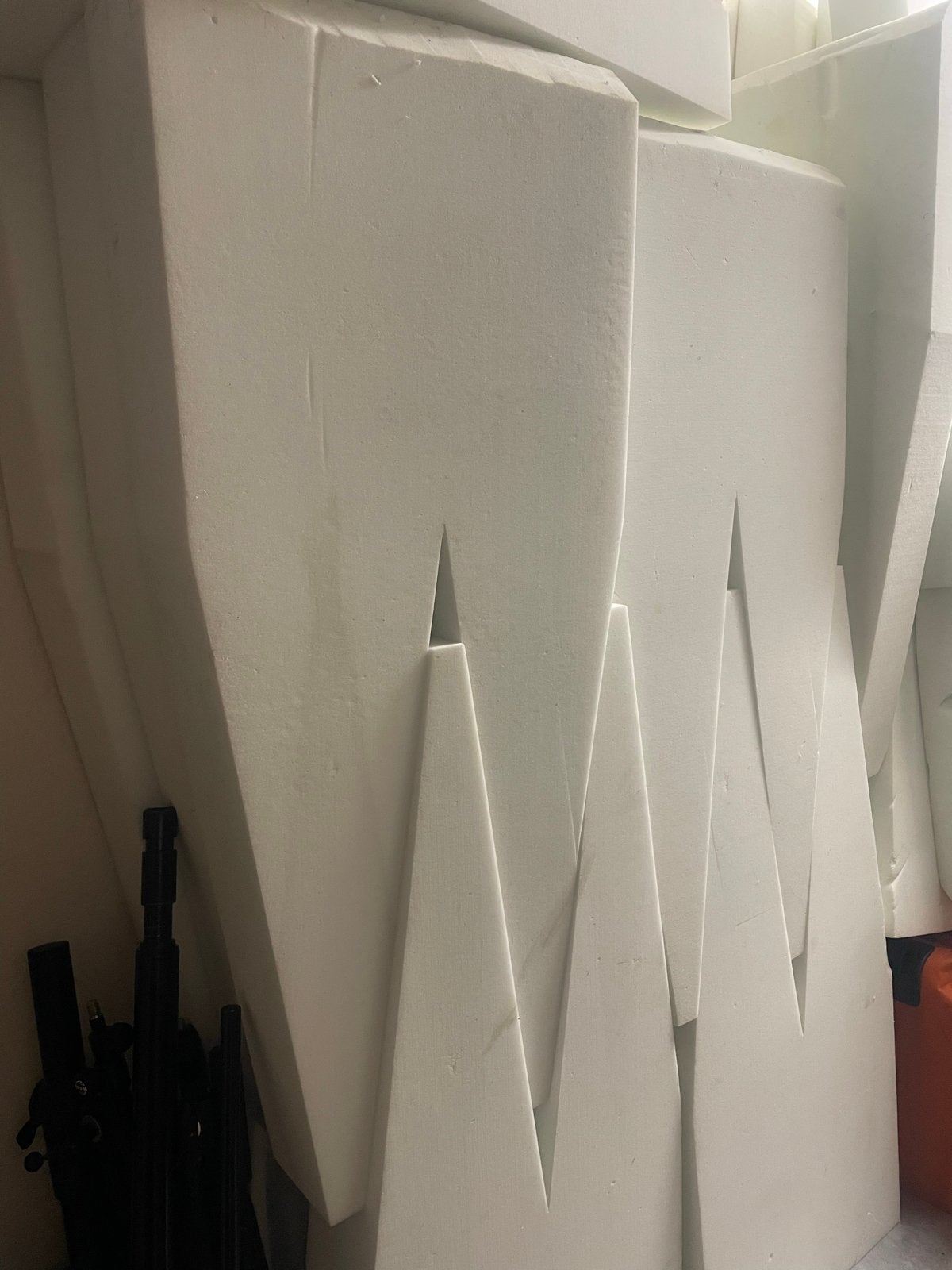 Basotect akoestische panelen wit - diverse stukken, Doe-het-zelf en Verbouw, Overige materialen, Gebruikt, Ophalen of Verzenden