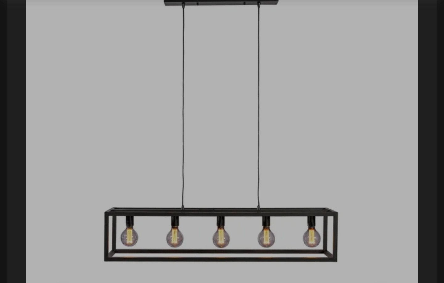 EGLO hanglamp Eldrick, Huis en Inrichting, Ophalen, Gebruikt, Modern, Industrieel, E27 (groot)