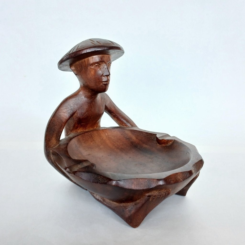Houtsnijwerk Filipijnen, Houtsnijwerk, Minder dan 20 cm, Ophalen of Verzenden, Hout