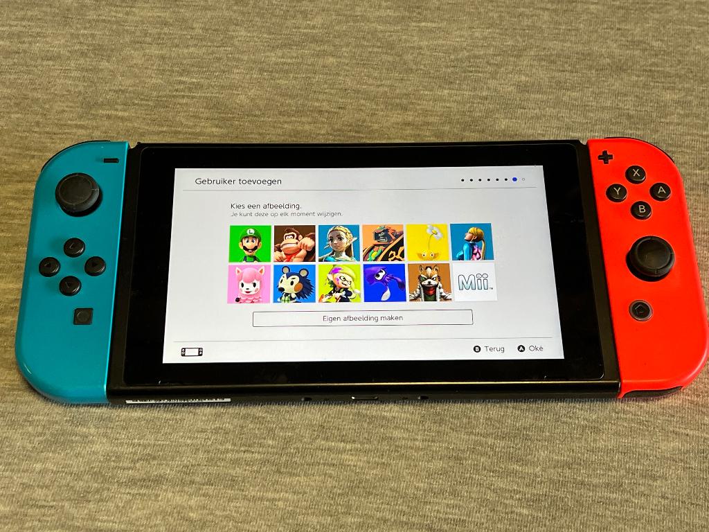 Nintendo Switch HAC-001(-01) 5 Games, Switch 2019 Upgrade, Ophalen of Verzenden, Met 1 controller, Gebruikt