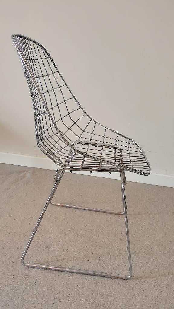 Pastoe design wire chair set van 8, Ophalen, Gebruikt, Overige kleuren, Metaal